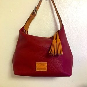 Dooney & Bourke Pebble Grain Red Purse